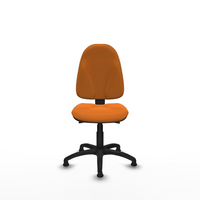 PIQUERAS Y CRESPO Silla de oficina Algarra Naranja con mecanismo Asincro