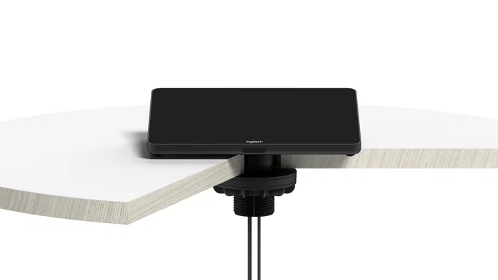 Logitech Tap Table Mount con rotación de 180° y gestión de cables