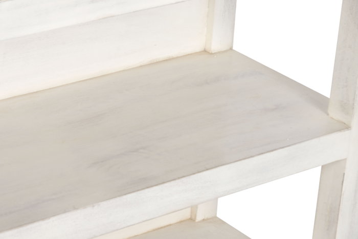 DKD Home Decor Isla de Cocina de Madera y Mármol Blanca