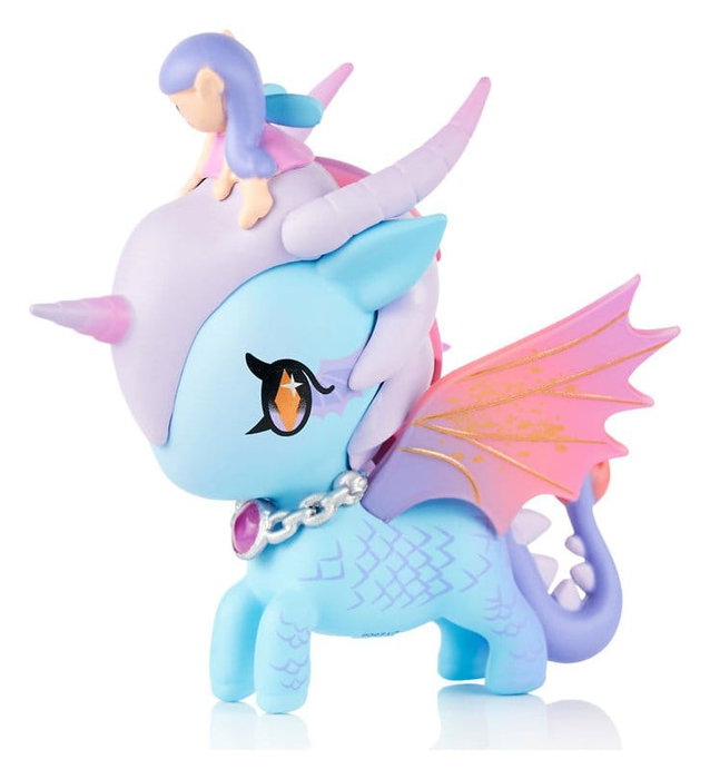 Unicorno Window Box Figura Mystical Dragon Line Fairy Dragon 8 cm