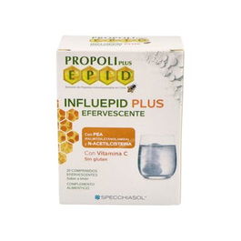 Specchiasol Propoli Plus Influepid Comprimidos Efervescentes 20uds con Propóleo, Rosa Canina, Harpagofito, Serrapeptasa y N-Acetilcisteína