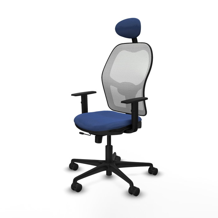 PIQUERAS Y CRESPO Silla de oficina Jorquera Azul marino y Blanco PIQUERAS Y CRESPO Silla de oficina Jorquera Azul marino y Blanco