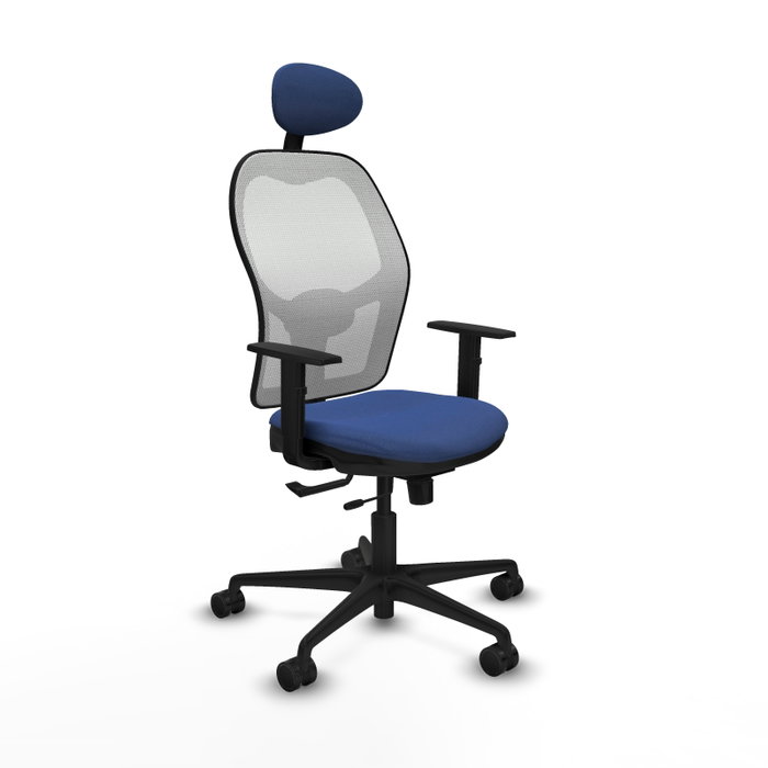 PIQUERAS Y CRESPO Silla de oficina Jorquera Azul marino y Blanco PIQUERAS Y CRESPO Silla de oficina Jorquera Azul marino y Blanco