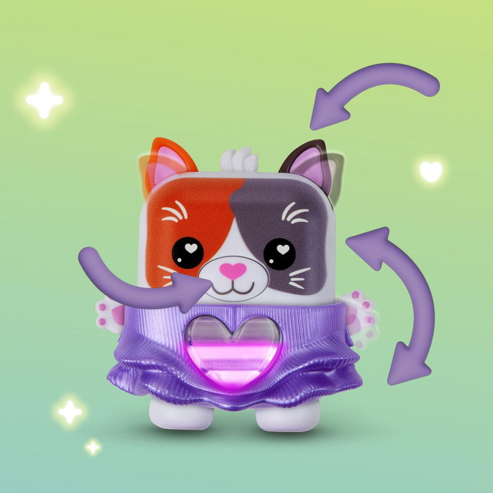 Hasbro Nano-mals Purrnelope el gatito tricolor