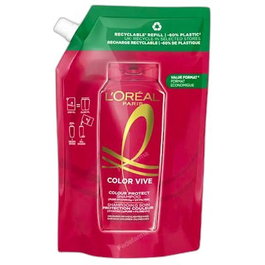 L'ORÉAL PARIS Elvive Color-Vive Champú Protector Recarga Eco Pack 500 ml