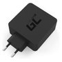 Green Cell CHAR10 Cargador de 45W con 2 Puertos USB-C/USB 3.0 y Cable USB-C de 2m, Negro