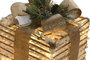 DKD Home Decor Set de Regalo 3 LED Ratán Blanco 25x25x25 cm