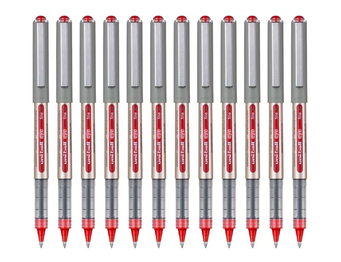Uni-Ball Rollerball Eye UB-157E Rojo 0,7 mm Caja de 12 unidades