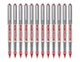 Uni-Ball Rollerball Eye UB-157E Rojo 0,7 mm Caja de 12 unidades