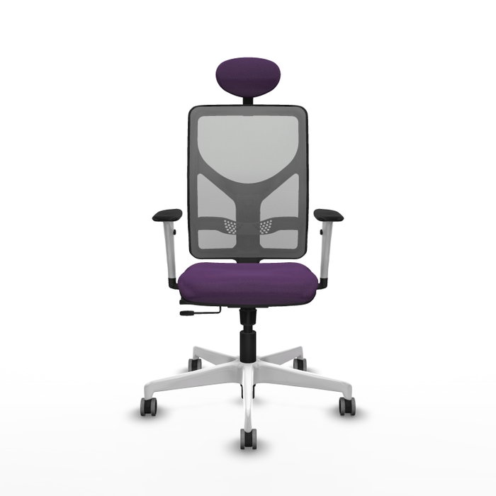 PIQUERAS Y CRESPO Silla de oficina Motilla Morada con mecanismo Sincro/Traslack