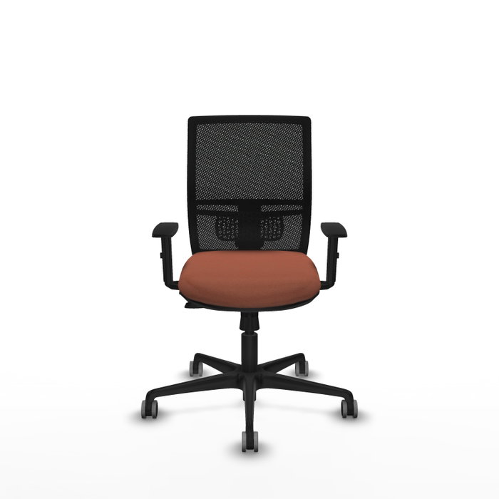PIQUERAS Y CRESPO Silla de oficina Yunquera con mecanismo Sincro/Traslack Marrón y Negro PIQUERAS Y CRESPO Silla de oficina Yunquera con mecanismo Sincro/Traslack Marrón y Negro
