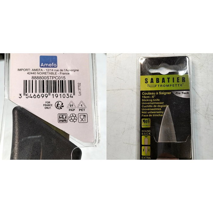 Sabatier Cuchillo Chef Origin 20CM Acero