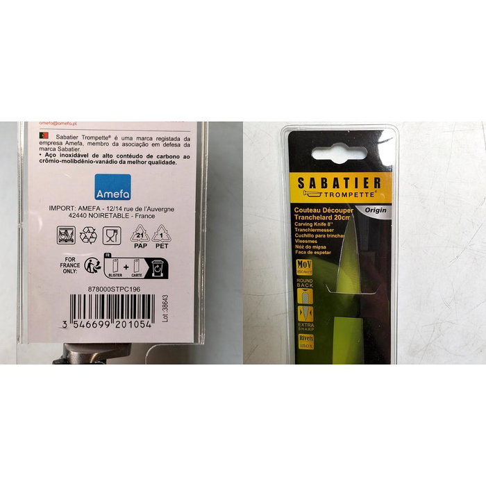 Sabatier Cuchillo Chef Origin 20CM Acero