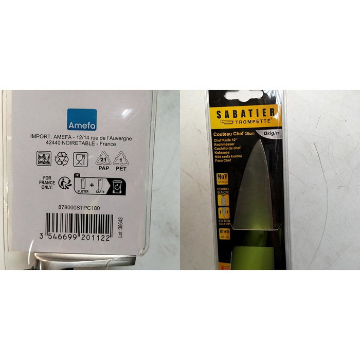 Sabatier Cuchillo Chef Origin 20CM Acero