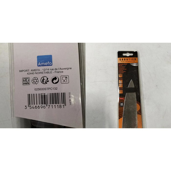 Sabatier Cuchillo Chef Origin 20CM Acero