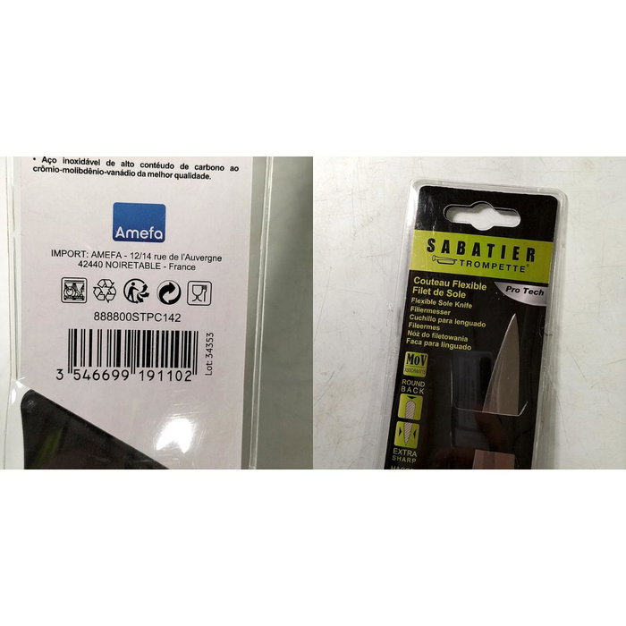 Sabatier Cuchillo Chef Origin 20CM Acero