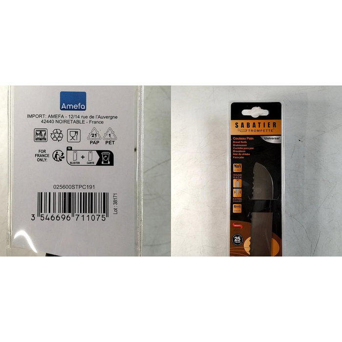 Sabatier Cuchillo Chef Origin 20CM Acero