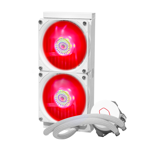 Cooler Master MasterLiquid ML240L V2 RGB White Edition Blanco con iluminación RGB Cooler Master MasterLiquid ML240L V2 RGB White Edition Blanco con iluminación RGB