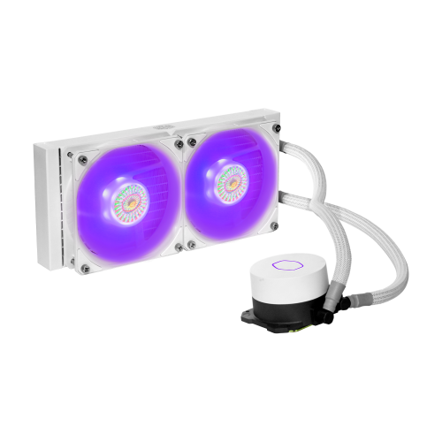 Cooler Master MasterLiquid ML240L V2 RGB White Edition Blanco con iluminación RGB Cooler Master MasterLiquid ML240L V2 RGB White Edition Blanco con iluminación RGB