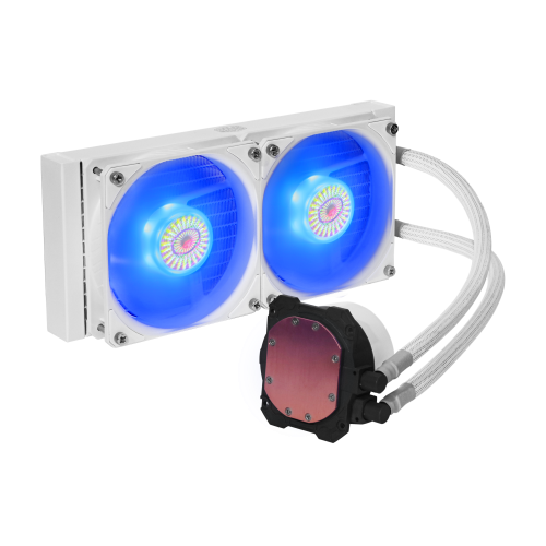 Cooler Master MasterLiquid ML240L V2 RGB White Edition Blanco con iluminación RGB Cooler Master MasterLiquid ML240L V2 RGB White Edition Blanco con iluminación RGB