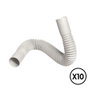 Tupersa Curva Flexible PVC ø 25 mm, Unión Tubo Rígido, 10 Unidades