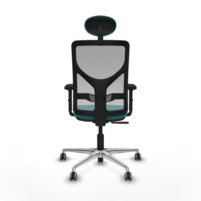 PIQUERAS Y CRESPO Silla de oficina Motilla con mecanismo Sincro, Turquesa y Gris PIQUERAS Y CRESPO Silla de oficina Motilla con mecanismo Sincro, Turquesa y Gris