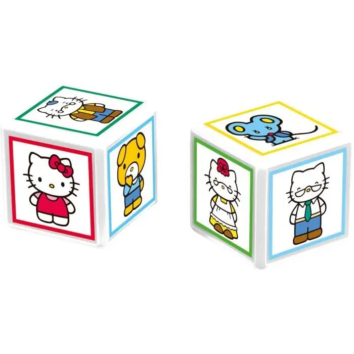 Winning Moves Juego de mesa Movimientos Ganadores Combina Hello Kitty Alinea 5 cubos idénticos para ganar WIN5036905057981