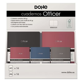 Cuaderno Dohe Officer Surtido Exp. 32 (16X A5 Y 16X A6)