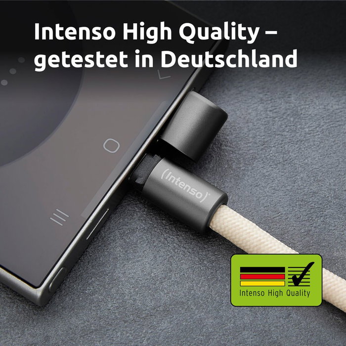 Intenso Cable USB-C a USB-C Lanyard 1,65m Beige 7991001