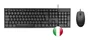Tacens Anima ACP02IT Combo de Teclado Multimedia Italiano y Ratón Óptico