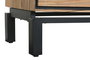 DKD Home Decor Mueble TV Teca y Acacia Natural 175x40x66