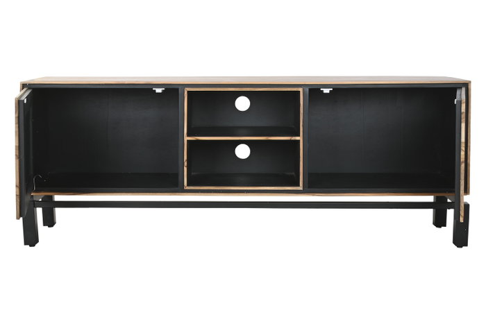 DKD Home Decor Mueble TV Teca y Acacia Natural 175x40x66 DKD Home Decor Mueble TV Teca y Acacia Natural 175x40x66