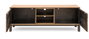 DKD Home Decor Mueble TV Teca y Acacia Natural 175x40x66