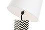 DKD Home Decor Lámpara de sobremesa Acero y Resina Blanco
