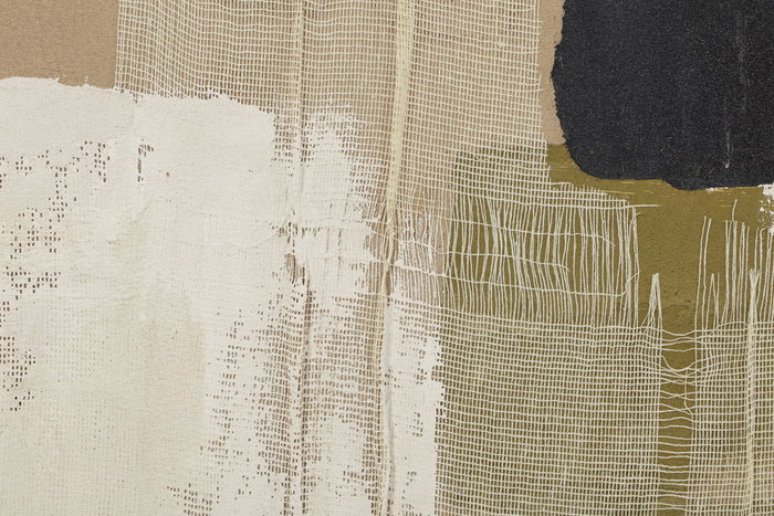 DKD Home Decor Cuadro Lienzo Abstracto Surtido de 2 Piezas en Verde y Greige