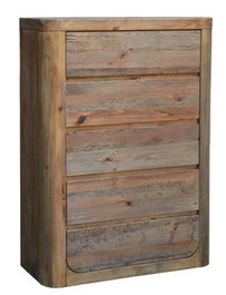 DKD Home Decor Chifonier de Madera Reciclada y Pino 92x45x130