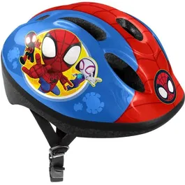 Stamp Casco S Spidey para Bicicleta, Patines y Scooter, Circunferencia 53/56cm