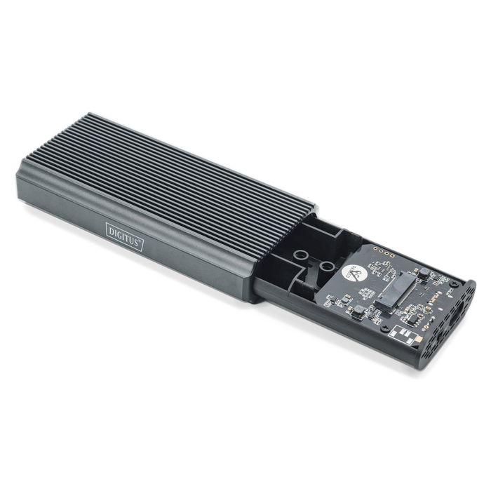 Digitus Caja Externa SSD M.2 NVMe USB4 Gen 2x2 40 Gbit/s Conectividad Plug and Play Werkzeugfrei