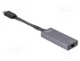 DeLOCK Adaptador de red USB Type-C a 2,5 Gigabit LAN RJ45 Gris