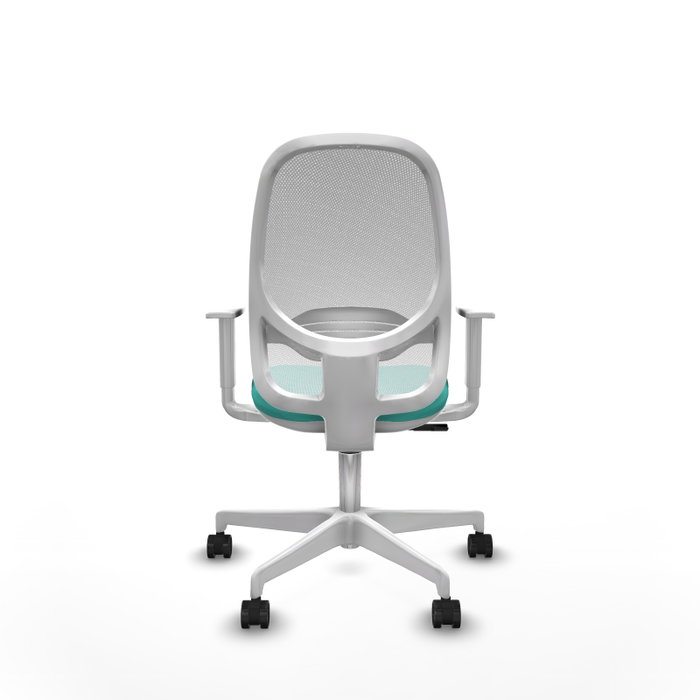 PIQUERAS Y CRESPO Silla de oficina Cilanco con mecanismo Sincro, Turquesa y Blanco PIQUERAS Y CRESPO Silla de oficina Cilanco con mecanismo Sincro, Turquesa y Blanco