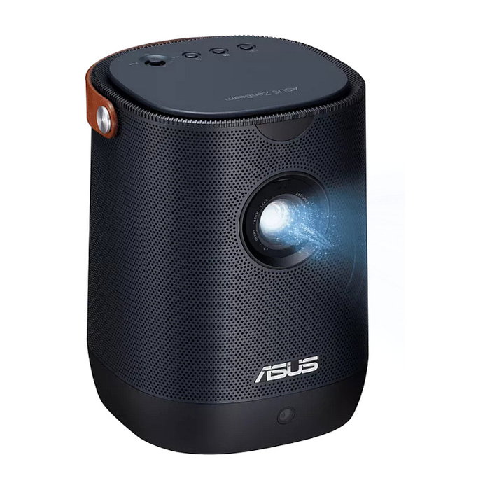 ASUS ZenBeam L2 Proyector Portátil LED 1080p (Full HD), 400 Lúmenes ANSI, Batería 3.5h, HDMI, USB-C, Auto Enfoque, Color Marina, Portátil y Compacto