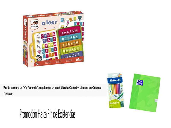 Diset Maletín Educativo Yo Aprendo A Leer 63715 para Aprender Palabras y Deletrear, Autocorrectivo, +5 Años, 90 Palabras