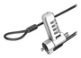 T'nb Cable de bloqueo 3 en 1 con código, compatible con T-bar, Nano y Wedge