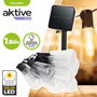AKTIVE Guirnalda Solar de 2m con 10 Luces