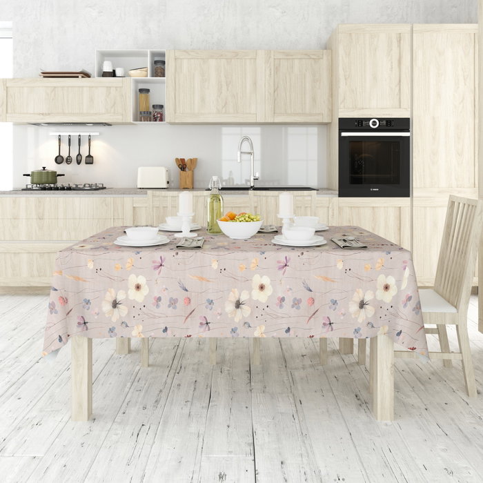 Hermia Mantel ASR-TBLCLT25-18 de Algodón y Poliéster, 140 x 220 cm Hermia Mantel ASR-TBLCLT25-18 de Algodón y Poliéster, 140 x 220 cm