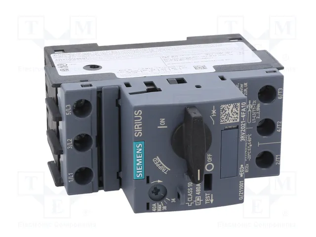 SIEMENS 3RV2 Interruptor motorizado 18,5kW 220-690VAC SIEMENS 3RV2 Interruptor motorizado 18,5kW 220-690VAC