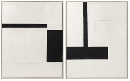 DKD Home Decor Cuadro Lienzo Abstracto Surtido de 2 Piezas