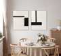 DKD Home Decor Cuadro Lienzo Abstracto Surtido de 2 Piezas