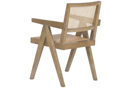 DKD Home Decor Silla Vintage Natural Madera Olmo Ratan 60 x 86 x 56.5 cm (2 Unidades)