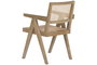 DKD Home Decor Silla Vintage Natural Madera Olmo Ratan 60 x 86 x 56.5 cm (2 Unidades)